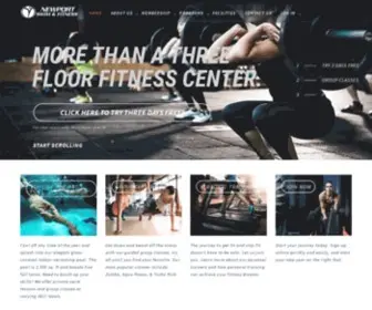 Newportsaf.com(Newport Swim & Fitness) Screenshot