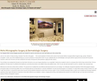 Newportskincancer.com(Newport Beach Orange County Dermatology Practice) Screenshot