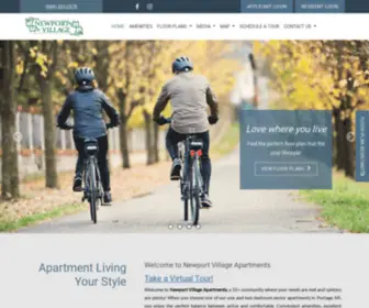 Newportvillage-Apartments.com(Senior Apartments in Portage) Screenshot