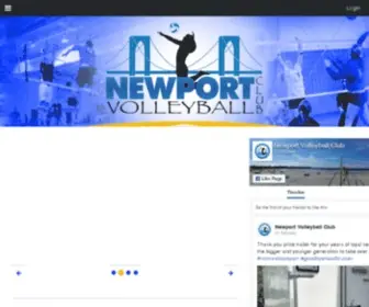 Newportvolleyballclub.com(Newport Volleyball Club) Screenshot