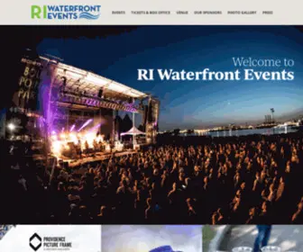 Newportwaterfrontevents.com(About Musical Events) Screenshot