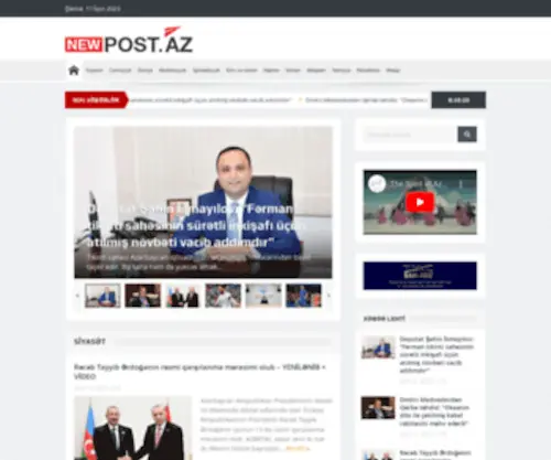 Newpost.az(Xəbər Portalı) Screenshot