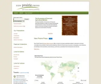Newprairiepress.org(New Prairie Press (NPP) at Kansas State University (K) Screenshot