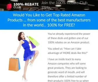 Newproductdealhunter.com(Join the Rebate Club) Screenshot