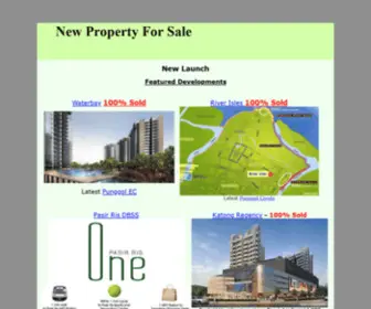 Newpropertyforsale.sg(New Property For Sale) Screenshot