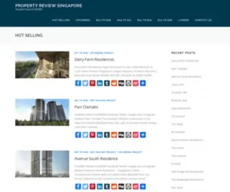 Newpropertyreview.com(New Property Review Singapore) Screenshot