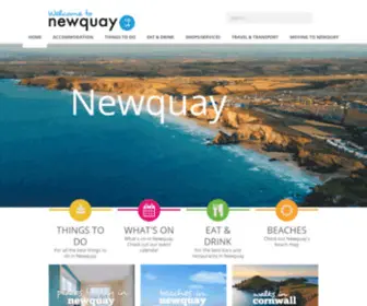 NewQuay.co.uk(Tourist Information website about Newquay) Screenshot