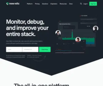 Newrelic.com(New Relic) Screenshot