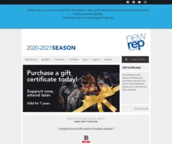 Newrep.org(The New Repertory Theatre) Screenshot