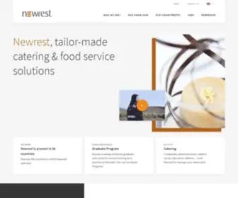 Newrest.eu(Tailor-made catering & food service solutions) Screenshot