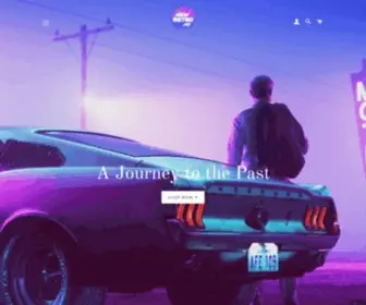 Newretro.net(New Retro Streetwear Synthwave Fashion Brand) Screenshot