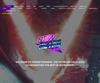Newretrowave.com(Retro) Screenshot