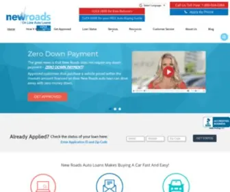 Newroadsautoloans.com(Direct Car Loans Online) Screenshot