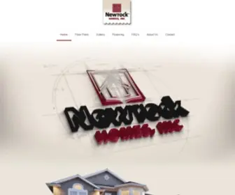 Newrockhomes.com(Custom Home Builder) Screenshot