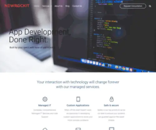 Newrockit.com(Web Development) Screenshot