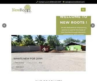 Newrootshaiti.com(New Roots) Screenshot