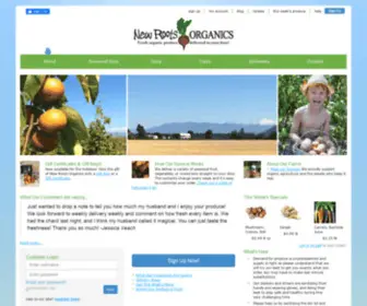 Newrootsorganics.com(New Roots Organics) Screenshot