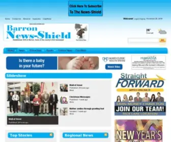 News-Shield.com(Established 1876 in Baron) Screenshot