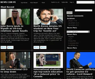 News.com.pe(NEWS COM PE) Screenshot