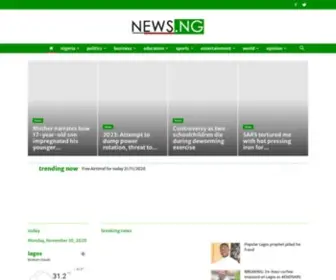 News.ng(Nigeria's Leading News Site) Screenshot