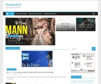 News4UH.com(News4uh Explore The Guitar World) Screenshot