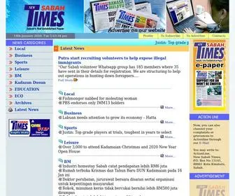 Newsabahtimes.com.my(New Sabah Times) Screenshot