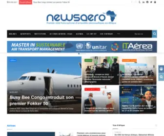 Newsaero.info(Le premier relai francophone d’actualités) Screenshot