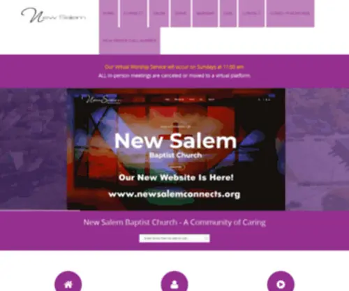 Newsalemcares.org(New Salem Connects) Screenshot