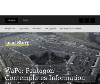 Newsandguts.com(Dan Rather's News and Guts) Screenshot
