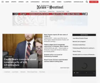 Newsandsentinel.com(News, Sports, Jobs, Community Information) Screenshot