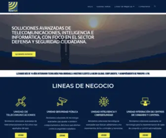 Newsatint.com(Soluciones avanzadas de telecomunicaciones) Screenshot