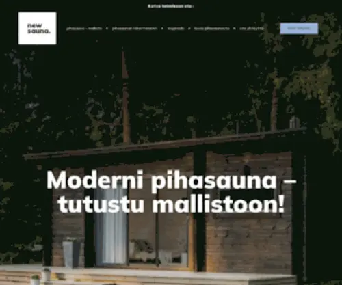 Newsauna.fi(NEW SAUNA) Screenshot