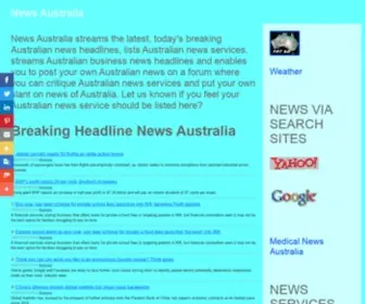 Newsaustralia.info(Breaking news australia) Screenshot