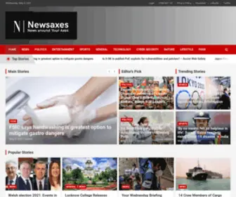 Newsaxes.com(Newsaxes is the news hub) Screenshot