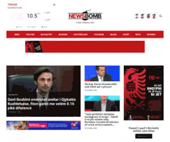 Newsbomb.al(Newsbomb Albania) Screenshot