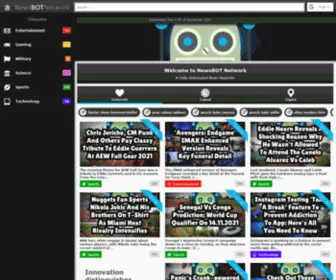 Newsbotnet.com(NewsBOT Network) Screenshot