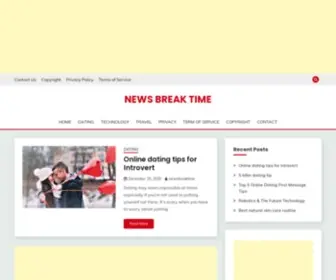 Newsbreaktime.com(Just another WordPress site) Screenshot