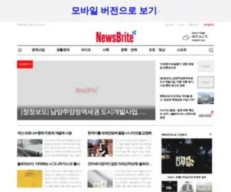 Newsbrite.net(뉴스브라이트) Screenshot