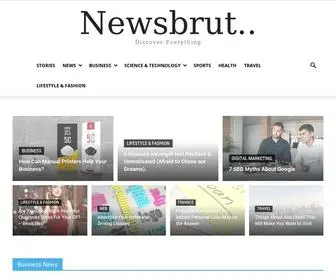 Newsbrut.com(Discover Everything Happening in The World) Screenshot