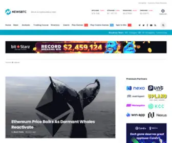 Newsbtc.com(Bitcoin (BTC) news & cryptocurrency news today) Screenshot