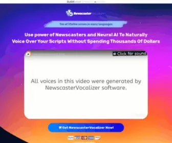 Newscastervocalizer.net(Document) Screenshot