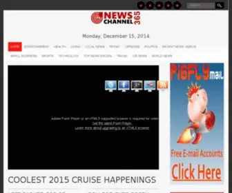 Newschannel365.com(News Channel 365) Screenshot