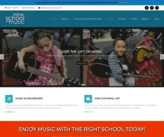 Newschoolofmusic.net(New School of Music) Screenshot