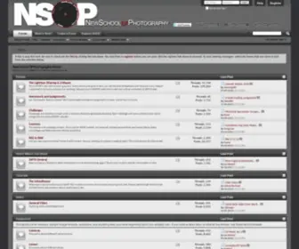 Newschoolofphotography.com(New School Of Photography Forum) Screenshot