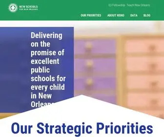 Newschoolsforneworleans.org(New Schools for New Orleans) Screenshot