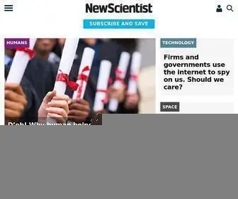 Newscientist.com(New Scientist) Screenshot