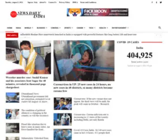 Newsdailyindia.com(News Daily India) Screenshot