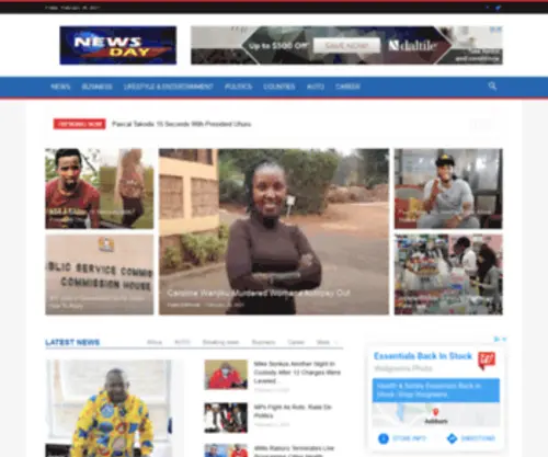 Newsday.co.ke(NewsDay) Screenshot