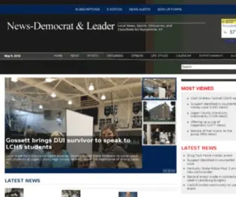 Newsdemocratleader.com(The News) Screenshot