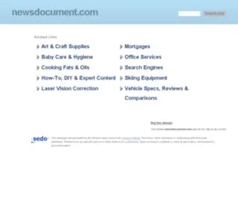 Newsdocument.com(Displaying RSS news on the topics of World News) Screenshot